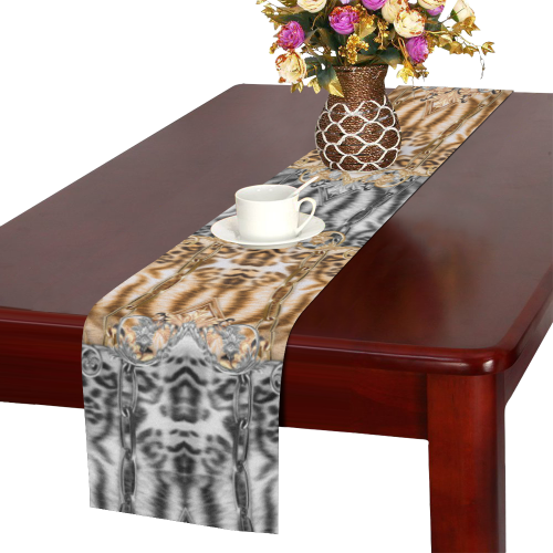 Luxury Abstract Design Table Runner 16x72 inch