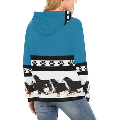 best berner hoodie All Over Print Hoodie for Women (USA Size) (Model H13)