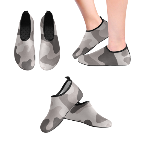 urban light camo Men's Slip-On Water Shoes (Model 056)
