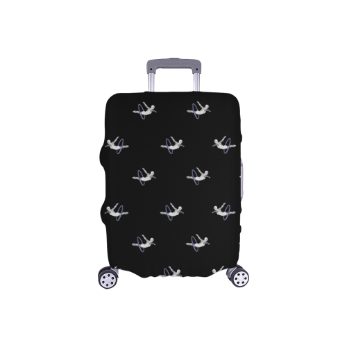 Hoop Diving (black) Luggage Cover/Small 18"-21"