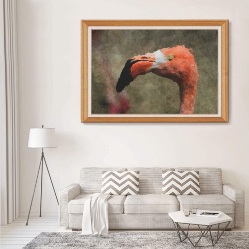 animal art studio 26516 flamingo 1000-Piece Wooden Photo Puzzles