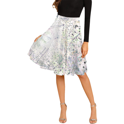 PixelCloud Melete Pleated Midi Skirt (Model D15)