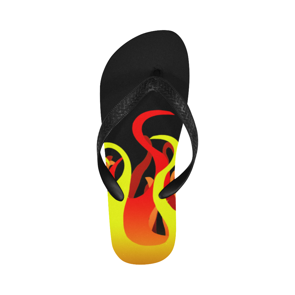 Fire And Flames Flip Flops For Men Women Model 040 ID D3589460