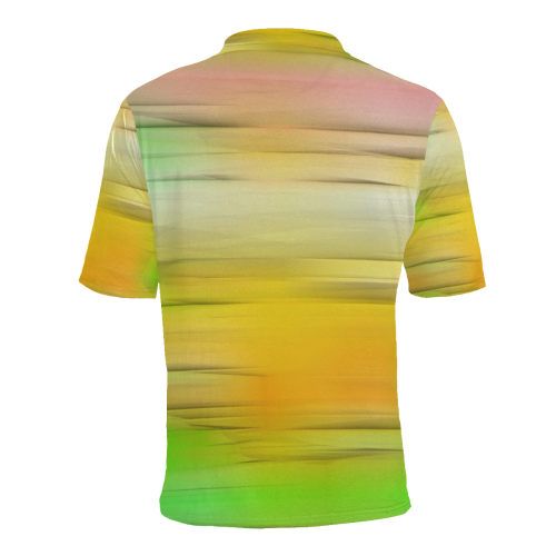 noisy gradient 2 by JamColors Men's All Over Print Polo Shirt (Model T55)