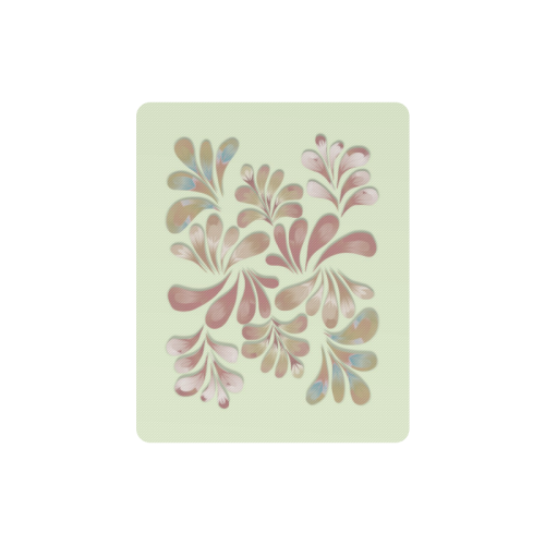 Pastel Floral Dance Pattern Rectangle Mousepad