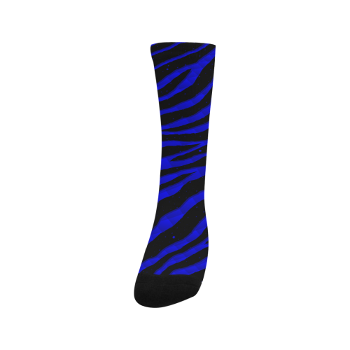 Ripped SpaceTime Stripes - Blue Men's Custom Socks