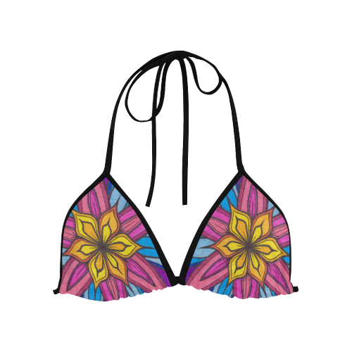 Flowers Series 6 Custom Bikini Swimsuit Top