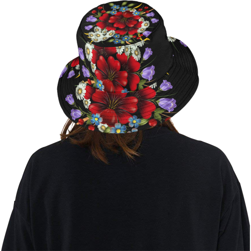 Bouquet Of Flowers All Over Print Bucket Hat