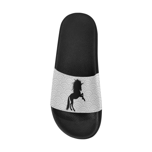 lovely unicorn A Women's Slide Sandals (Model 057)