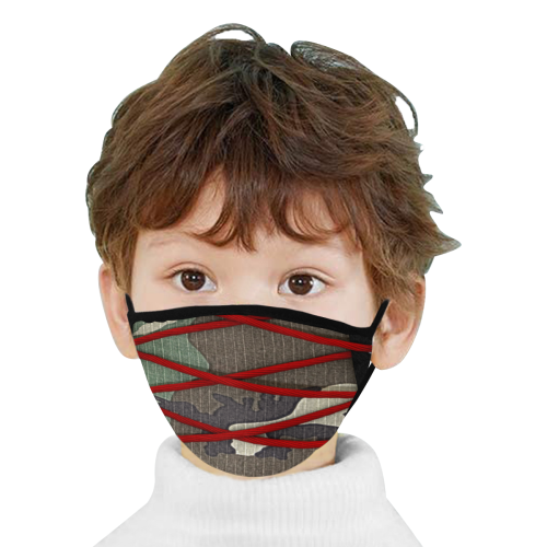 camouflage corsage community face mask Mouth Mask (60 Filters Included) (Non-medical Products)