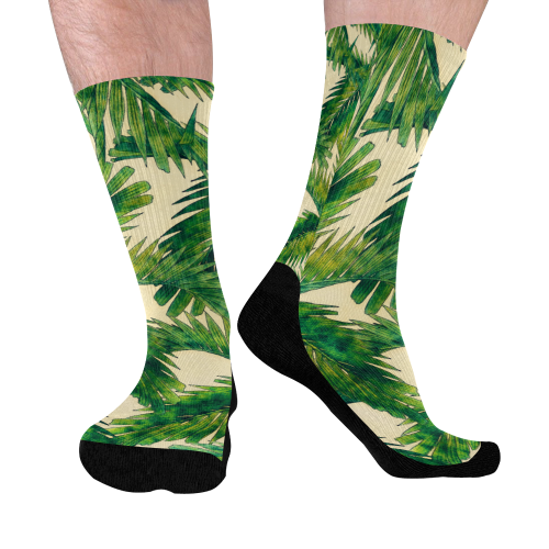 palms Mid-Calf Socks (Black Sole)