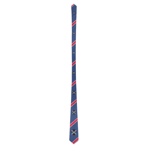 Asyrian Circle flag Classic Necktie (Two Sides)