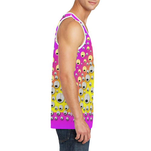 Happy And Merry Music Men's All Over Print Tank Top (Model T57)
