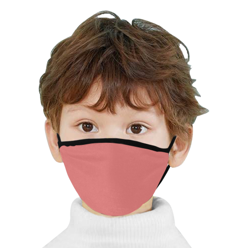 color light coral Mouth Mask (60 Filters Included) (Non-medical Products)