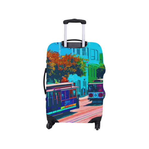 SanFrancisco_20170111_by_JAMColors Luggage Cover/Small 18"-21"