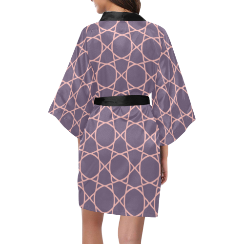 Grape Compote & Blossom #1 Kimono Robe