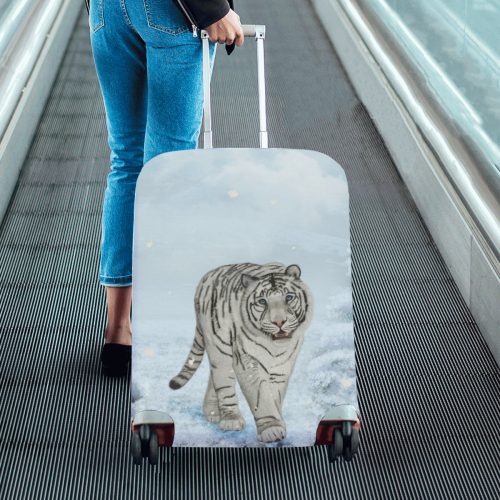 Wonderful siberian tiger Luggage Cover/Medium 22"-25"