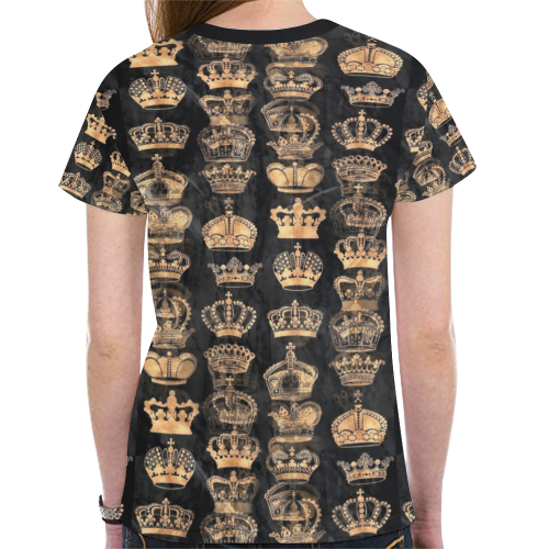 Royal Krone by Artdream New All Over Print T-shirt for Women (Model T45)