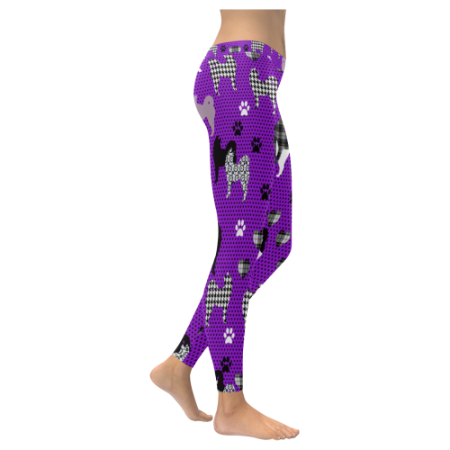 Husky P Women's Low Rise Leggings (Invisible Stitch) (Model L05)