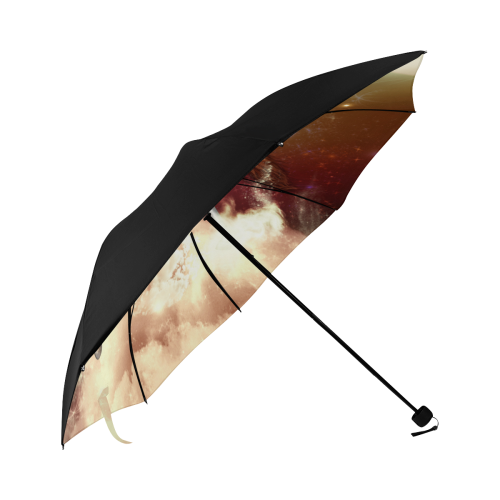 Wonderful wild horse in the sky Anti-UV Foldable Umbrella (Underside Printing) (U07)