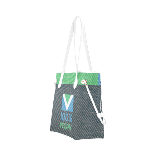 100% vegan Clover Canvas Tote Bag (Model 1661)