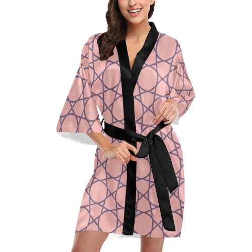 Grape Compote & Blossom #2 Kimono Robe