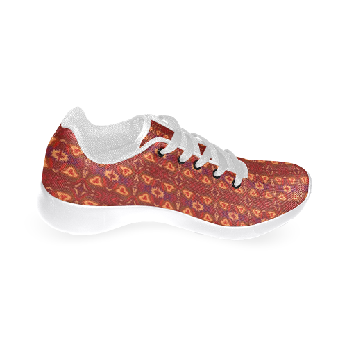red hearts design Women's Running Shoes/Large Size (Model 020)
