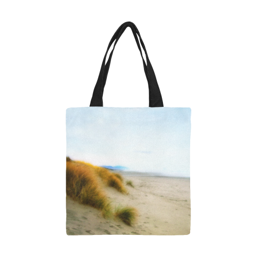 soft beach All Over Print Canvas Tote Bag/Small (Model 1697)