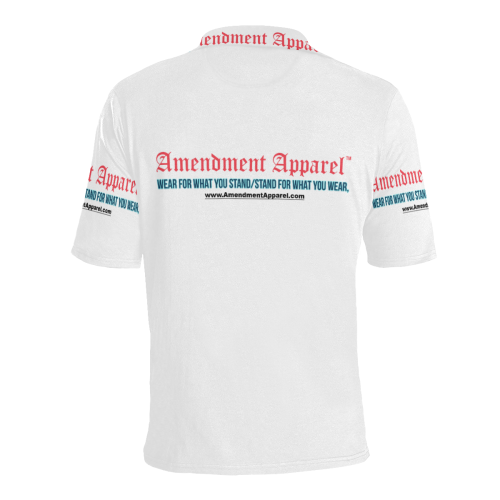 Amendment Apparel Pullover S/S Shirt Men's All Over Print Polo Shirt (Model T55)