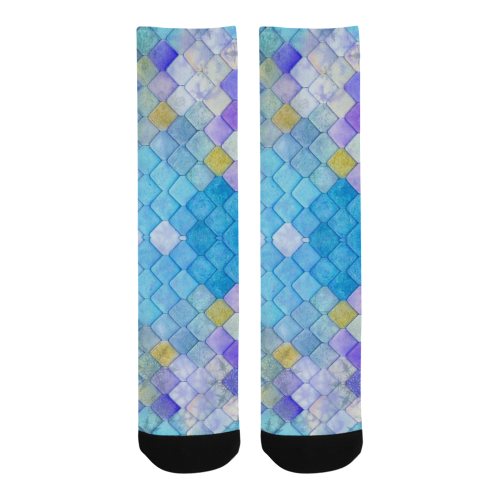 Big Pattern by K.Merske Men's Custom Socks