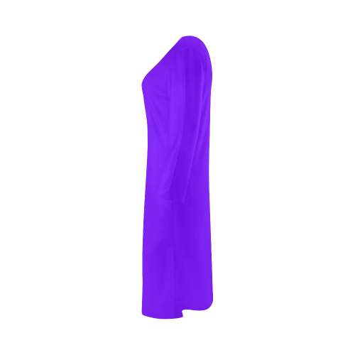 color electric indigo Bateau A-Line Skirt (D21)