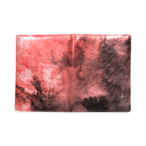 Red and Black Watercolour Custom NoteBook B5