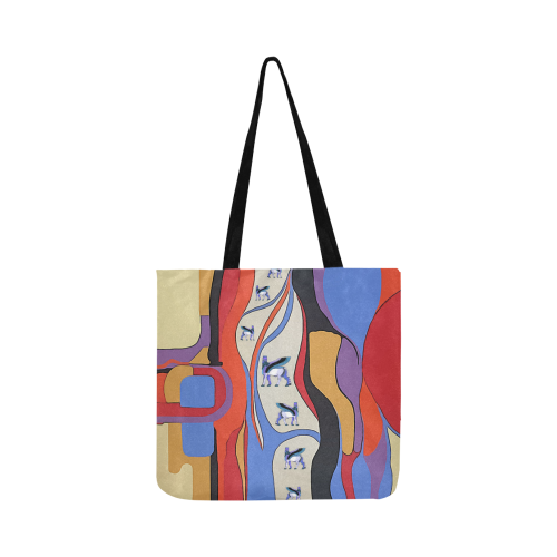 Color Palette Reusable Shopping Bag Model 1660 (Two sides)