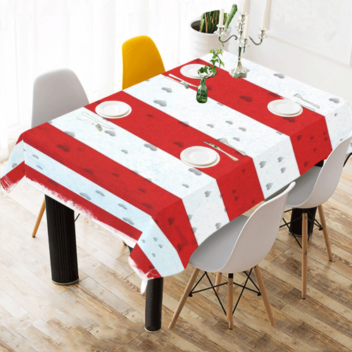 Herzi by Nico Bielow Cotton Linen Tablecloth 60"x 84"