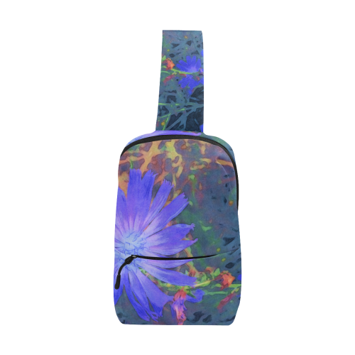 Chicory Dream. Inspired by the Magic Island of Gotland. Chest Bag (Model 1678)