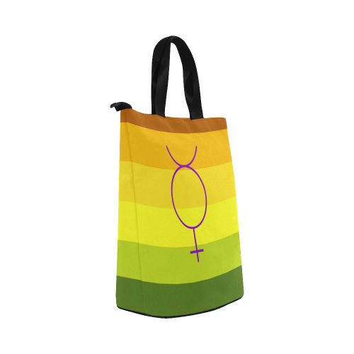 Hermaphrodite Flag Nylon Lunch Tote Bag (Model 1670)