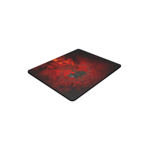 Funny angry cat Rectangle Mousepad