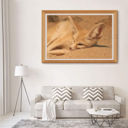 Fennec Fox by JamColors 1000-Piece Wooden Photo Puzzles