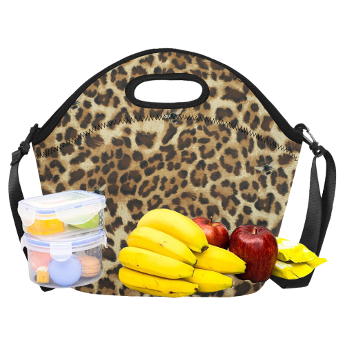 Buzz Leopard Neoprene Lunch Bag/Large (Model 1669)