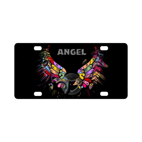 Angel Popart by Nico Bielow Classic License Plate