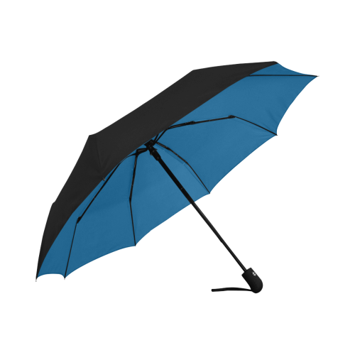 Classic Blue Anti-UV Auto-Foldable Umbrella (Underside Printing) (U06)
