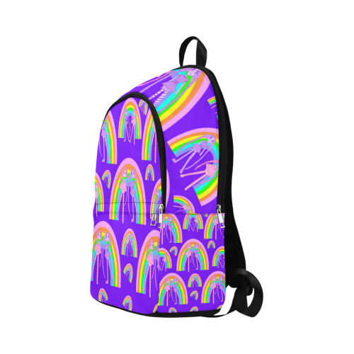 lollidollrainbowpurplebookbag Fabric Backpack for Adult (Model 1659)
