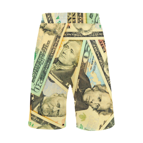 US DOLLARS Men's All Over Print Casual Shorts (Model L23)