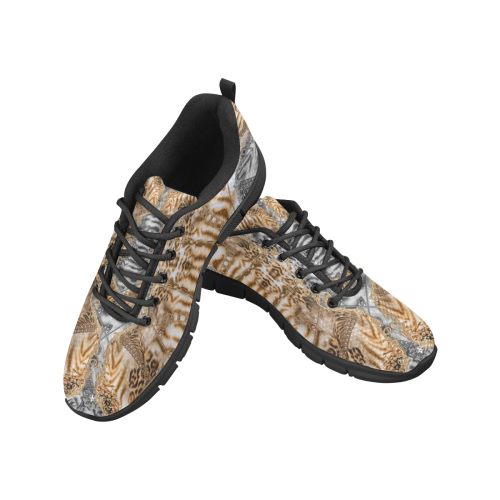 Luxury Abstract Design Men's Breathable Running Shoes (Model 055)
