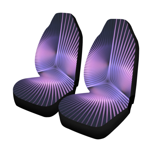 Purple Rays Car Seat Covers (Set of 2)