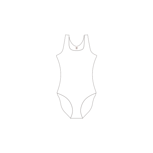 DA-LOGO bathing suit w Private Brand Tag on Women's One Piece Swimsuit (3cm X 5cm)