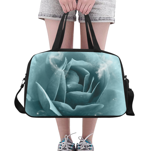 The blue rose Fitness Handbag (Model 1671)