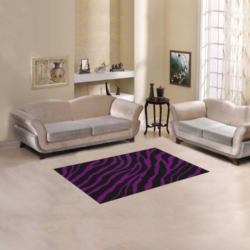 Ripped SpaceTime Stripes - Purple Area Rug 2'7"x 1'8‘’
