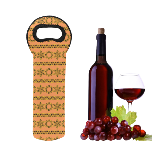 Girasoles II Kaneohe in Mango Neoprene Wine Bag
