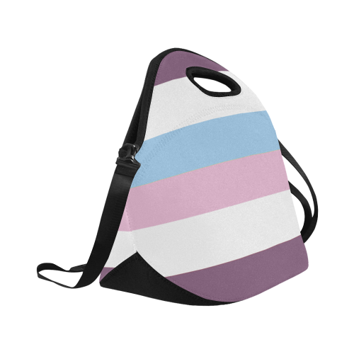 Intersexual Flag Neoprene Lunch Bag/Large (Model 1669)